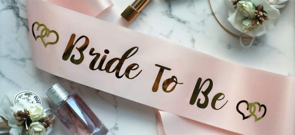 3 Colours Gold Team Bride Hens Party Sash Sashes Night Bachelorette Bridal AUS