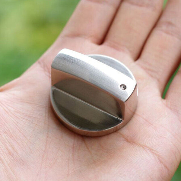 4PCS Stoves Stove 6mm Universal Knobs Oven Knob Silver Control Cooker Gas AU