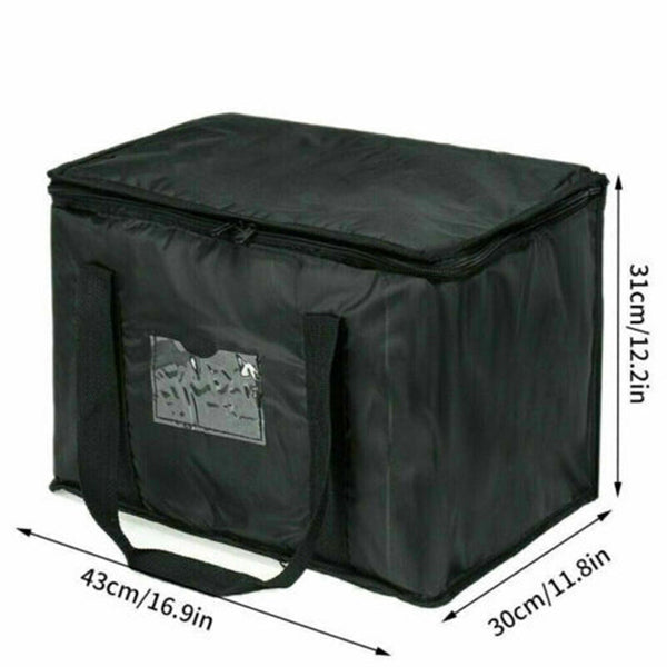 Large Food Delivery Insulated Bags Pizza Takeaway Thermal Warm Cold Bag Ruck Hot