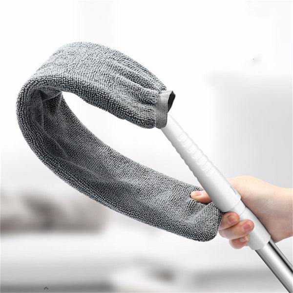 Reusable Bedside Dust Brush Long Handle Mop Microfibre Duster Sweeping Brushs AU
