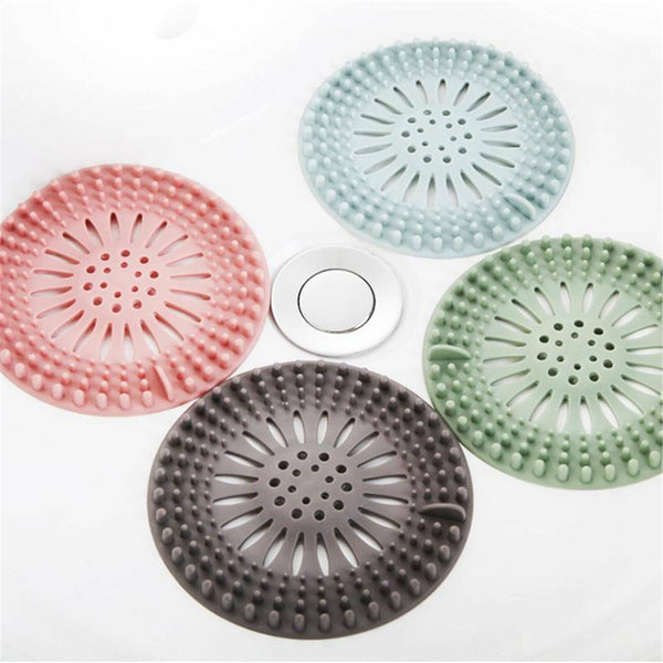 2x New Bathroom Drain Hair Catcher Bath Stopper Sink Strainer Filter Shower Cove