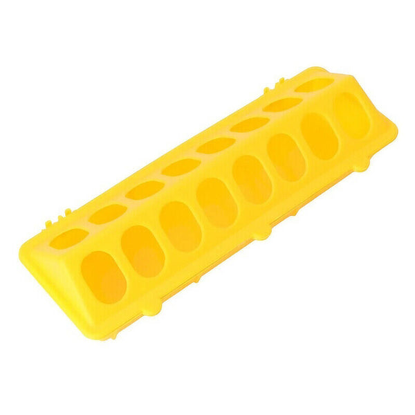 30cm Feeder Storage Trough Quail Drinker Plastic Wild Stable Chick Birds Pigeons
