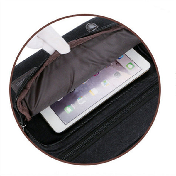 Retro Men's Canvas Shoulder Messenger Bag Crossbody Satchel Man's Travel Bags AU