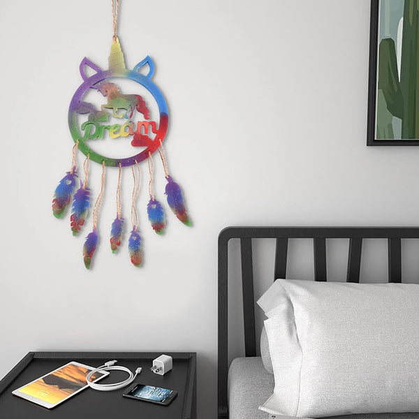 Silicone Unicorn Wind Chimes Resin Epoxy Mold Decor Dream Catcher Casting Mould
