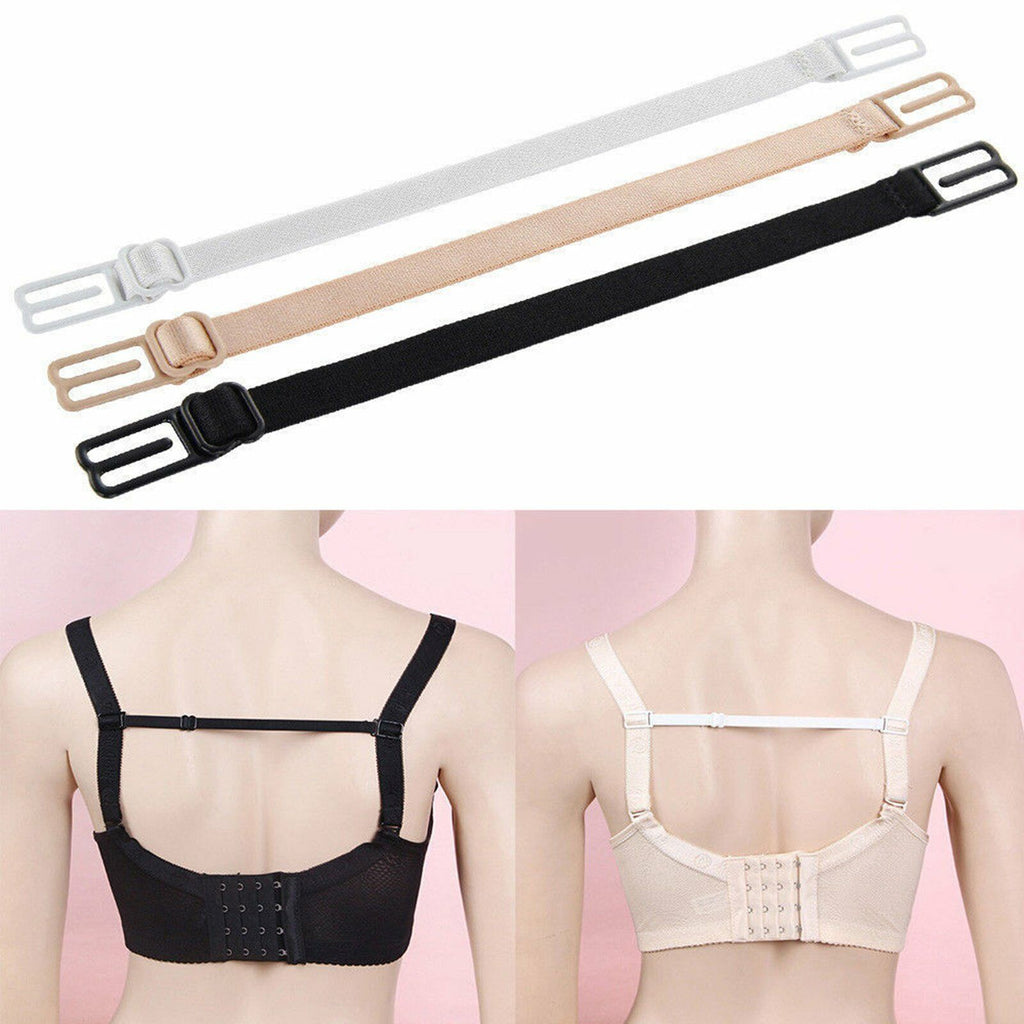 3PCS Lady Nonslip Elastic Adjustable Band Bra Strap Holder Strap