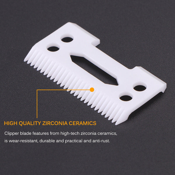 2x Clipper Blades Ceramic Cutter Blade Magic Clip 2 Holes For Wahl High quality