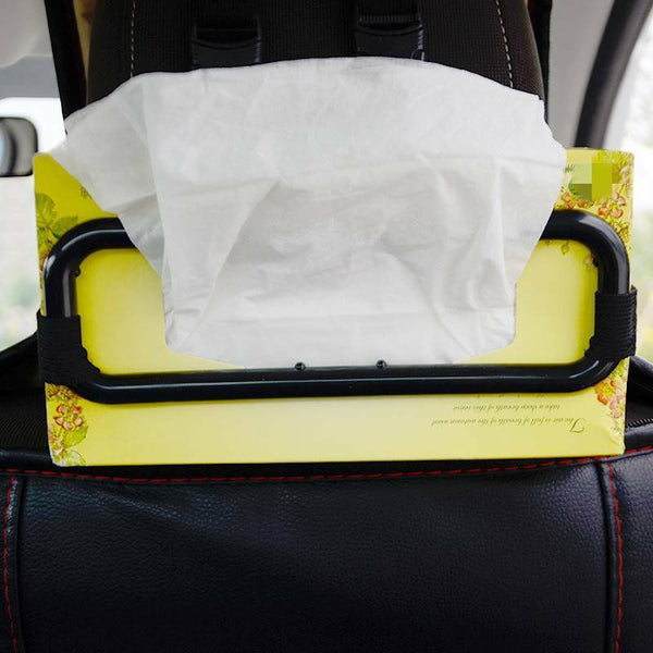 Car Tissue Holder Auto Elastic Belt Sun Visor Napkin Box Back Seat Rack Paper AU