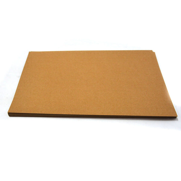 200x A4 250GSM Brown Kraft Thick Paper Sheet Natural Recycled Invitation Wedding