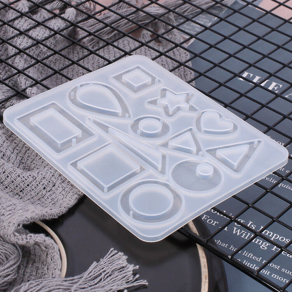 Silicone Earring Pendant Mold Necklace Jewelry Resin Epoxy Mould Craft DIY Tool