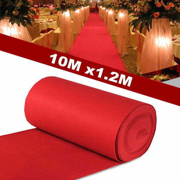 10M Red Carpet Aisle Runner Awards Night Casino Wedding Party Event Mats Decor A