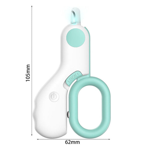 Pet Cat Dog Nail Toe Claw Clippers Scissors Trimmer Grooming Tool With LED Light