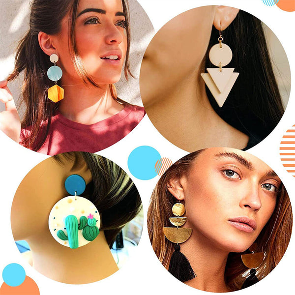 124 Polymer Clay Cutter Stainless Steel Jewellery Earring Tools Cutting Mold Set