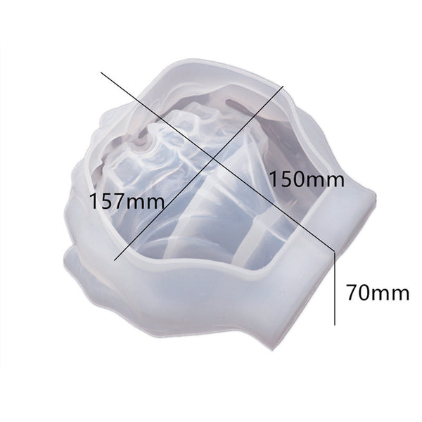 Hand Shape Silicone Ashtray Resin Mold Holder Tray Mould Casting Epoxy Crafts AU