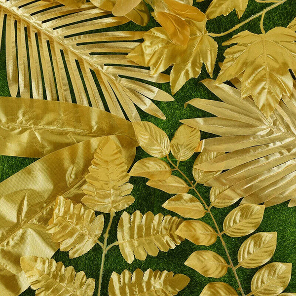 Artificial Tropical Hawaiian Palm Leave Mallow Leaf Wedding Birthday Party Decor