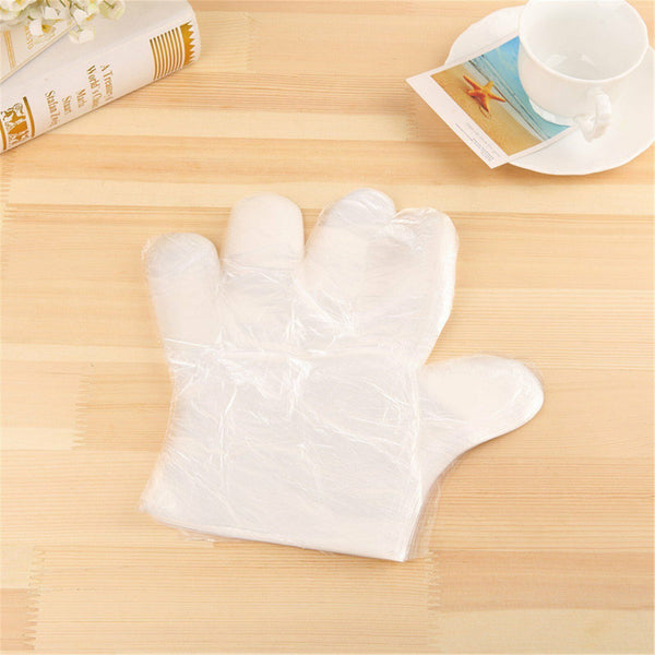 2000PCS Disposable Plastic Gloves Food Handling Disposable Transparent Gloves AU