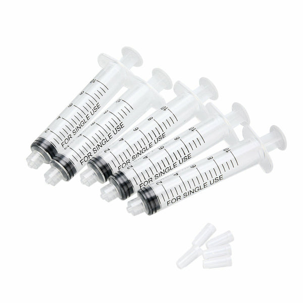 1ml 3ml 5ml 10ml Luer Lock Syringes + 14G-25G Blunt Tip Needles and Caps