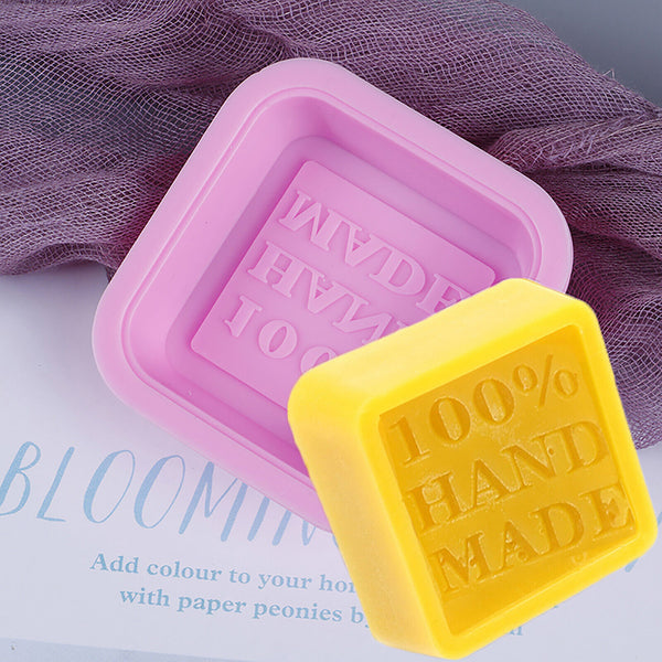 24pcs Silicone Soap Mould For DIY Handmade Soap Making Square Shape Molds AU