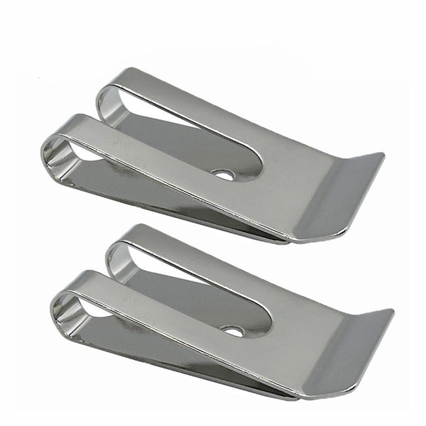 Metal Waist Belt Buckles Holster Sheath Clip Clasp Pocket Wallet Key Hook