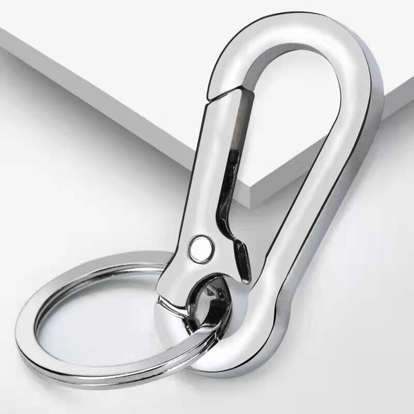 3PCS Clasp Clips Hook Alloy Key Ring Split Detachable Keychain Durable Diy AU