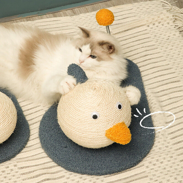Cat Scratching Post with Ball Pet Scratcher Toy Claw Grinding Climbing Tree AU