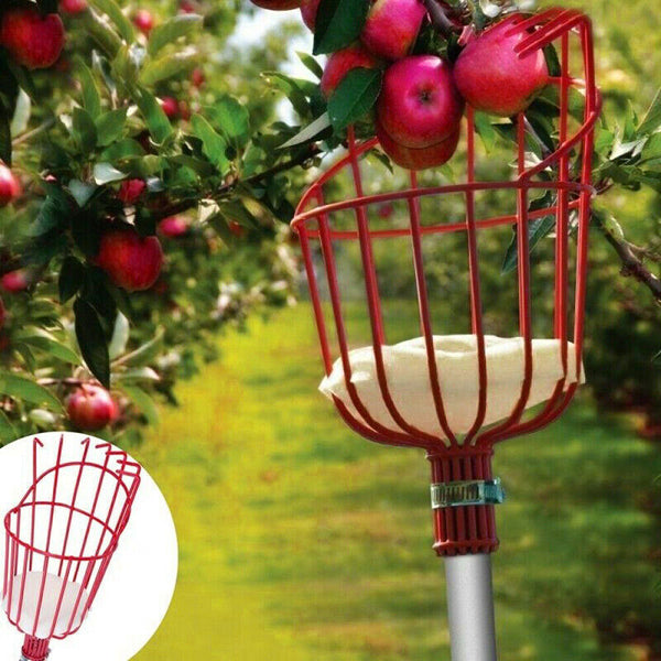 Red Horticultural Convenient Labor saving Fruit Picker Tool Apple Picking Garden