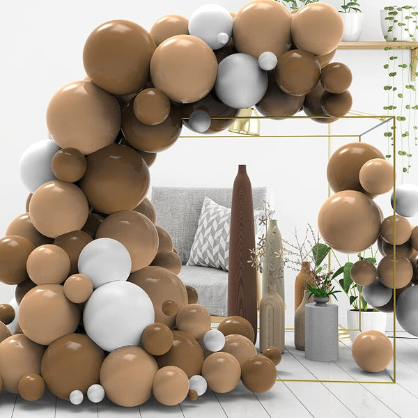 122X Coffee Balloon Arch Garland Kit Baby Shower Wedding Birthday Party Decor AU