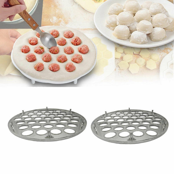 37 Holes Dumpling Mould Maker Ravioli Aluminum Mold Pelmeni Kitchen DIY Tool AU