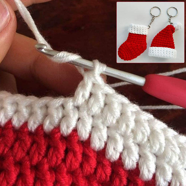 17x Crochet Hook Set Aluminum Knitting Needles Sewing DIY Tools Soft Grip Handle