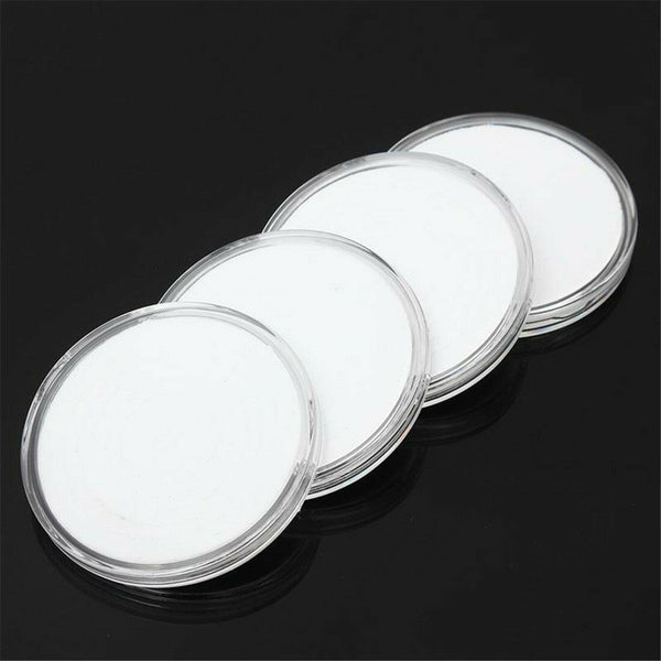Clear EVA Display Cases Capsules Holder Coin Plastic Storage Box Inserts