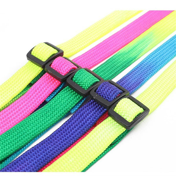 5PCS Dog Kitten Puppy Collar Adjustable Harness Pet Cat Neck Strap with Bell AU