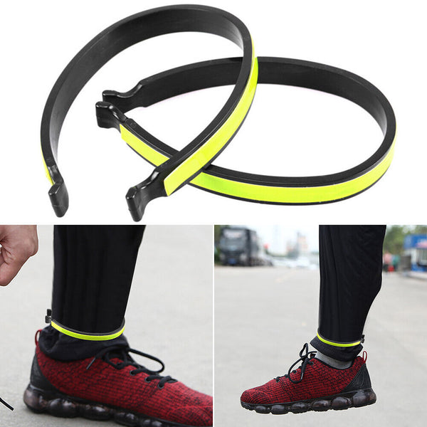 NEW Pair Clips Silverline Trouser Cycling Bicycle Bike Reflective