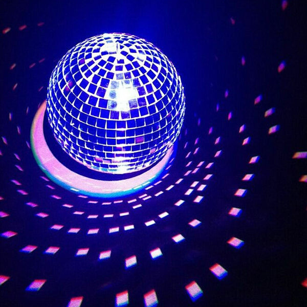 10 20 30 40cm Mirror Ball with Battery Operated Spin Rotating Motor Disco Stage