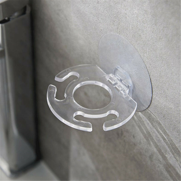 3PCS Toothbrush Holder Wall Mount Sucker Bathroom Suction Cup Toothpaste Storage