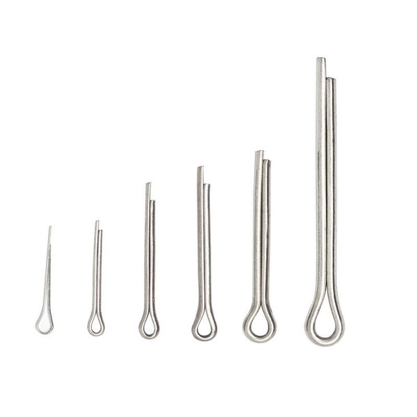 460PCS Stainless Steel Cotter Pin Assortment Set 6 Sizes Split Pins Spring Kit