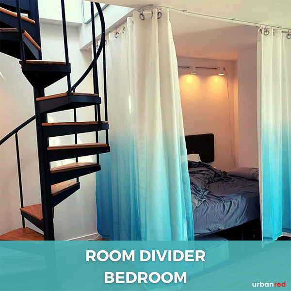 5M Curtain Rail Track Bay Window Bendable Mount Bracket Runners Straight U Shape