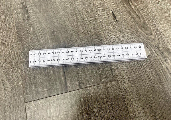 1M Meter Metric Folding Ruler Plastic Folding Rule Bevelled Edge Carpenters Yard