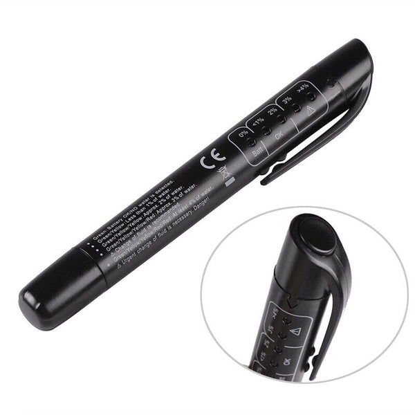 Brake Oil Fluid Tester LED Moisture Liquid Tool Car Vehicle Test Indicator Pen-