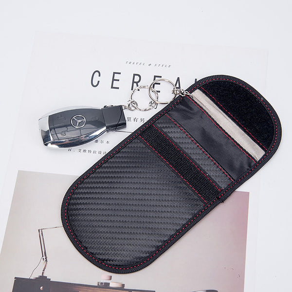 2X Car Key Signal Blocker Case Faraday Cage Fob Pouch Keyless RFID Blocking Bag