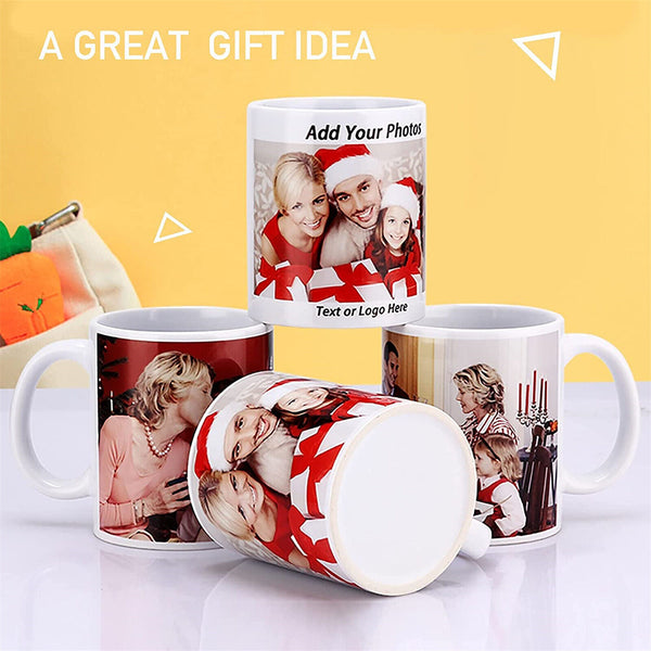 Sublimation Mugs Blank 11oz - 6Pack Tazas Para Sublimacion-Coffee Mug Gift DIY