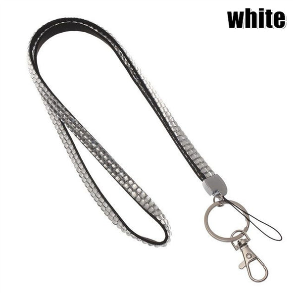 Rhinestone Lanyard Neck ID Card Holder Key Case Name Badge Wallet ID card NEW AU
