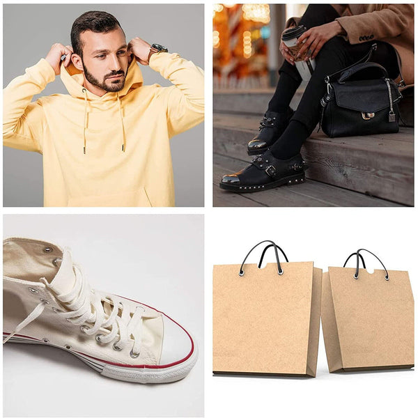 400X 6mm Brass Metal Eyelet Punch Die Kits Grommets Washer Leather Banner Tool