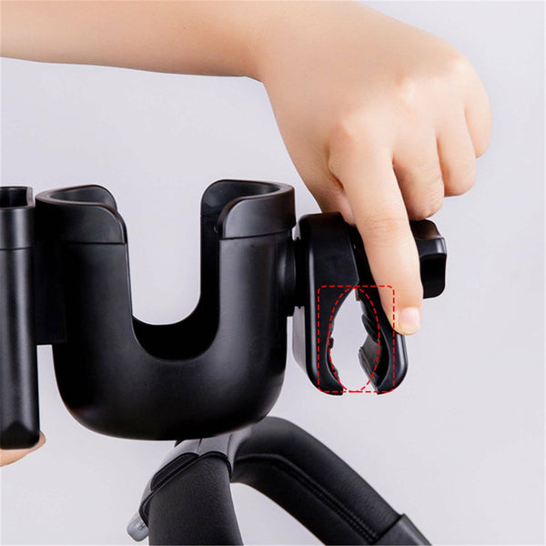Baby Stroller Cup Holder Drink Bag Milk Bottle Phone Pram Golf Buggy Wheelchair