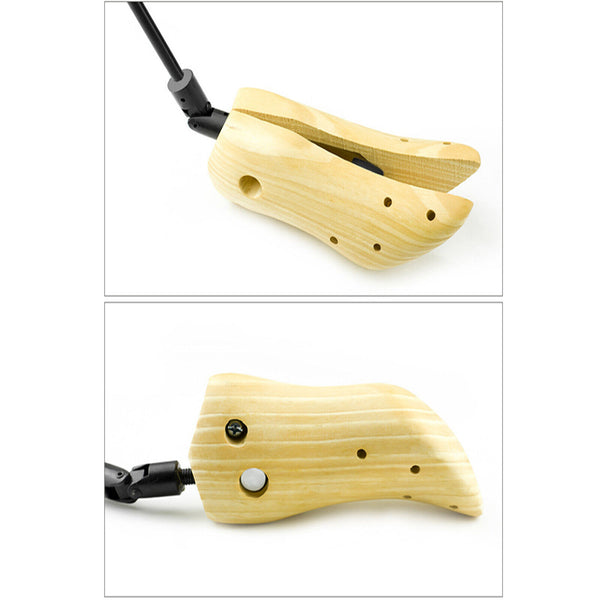 1x Adjustable Boots Shoe Shoes Stretcher Tree Shaper Men Women Pine Wood Support