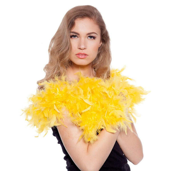 2M Feather Boa Stripe Fluffy Craft Costume Dress Up Wedding Party Flower Decor