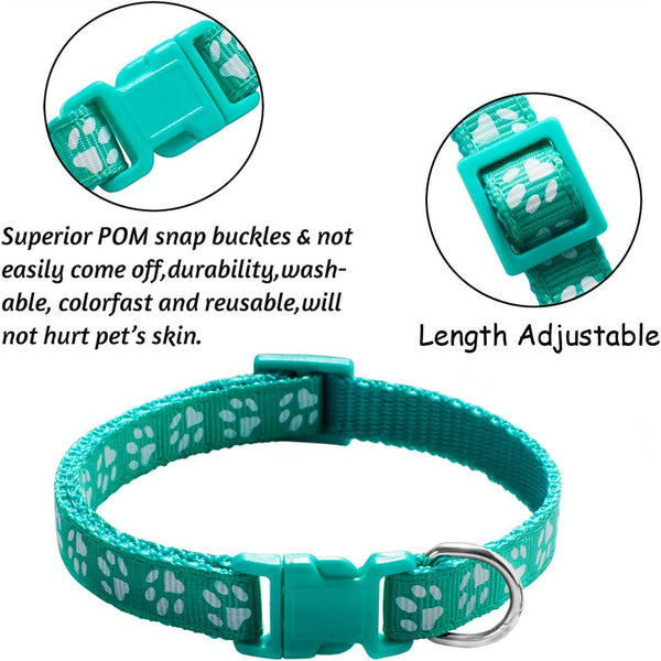 Colours Whelping Dog ID Collar Bands Pet Puppy Kitten Cat Collar Tags