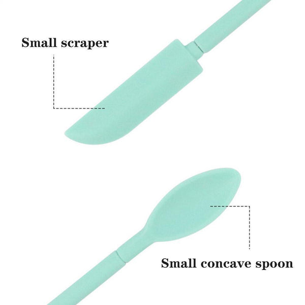 2-4pcs Silicone Telescopic Spatula Multipurpose Double-Headed Cream Cake Scraper