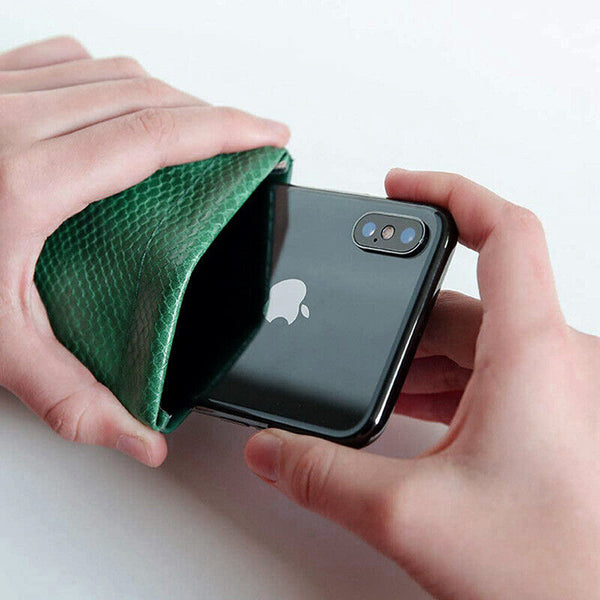 Mouth Snapped Sunglasses Eyeglass Glasses Case Soft Pouch Bag Pocket Spectacle