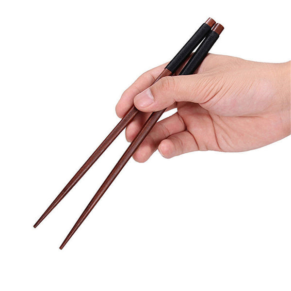6Pairs Handmade Wooden Chopsticks Classic Japanese Natural Chestnut Wood Gift AU
