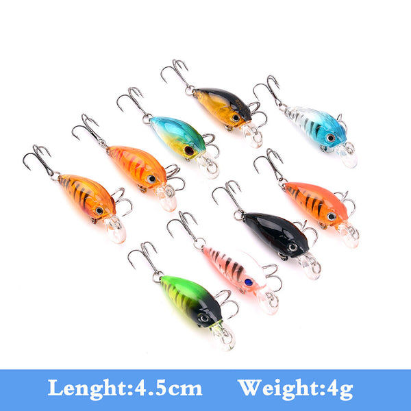 9PCS Fishing Lures For Bream Bass Trout Redfin Perch Cod Flathead Whiting Tackle