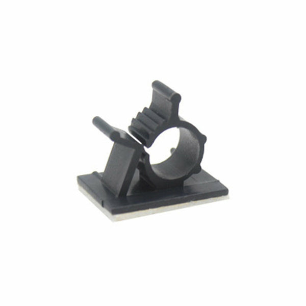 Adhesive Cord Management Cable Clip Black Wire Holder Organizer Clamp